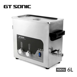 Good price Heated Manual Ultrasonic Cleaner , 6L Ultrasonic Parts Washer Dual Power 150W 40kHz online