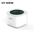 Small Light Cube Structure Sonic Jewelry Cleaner 180ml 43kHz With Low Noise