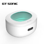 White Small Ultrasonic Cleaner Bench Top Type With Transparent Cover