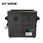 Touch Panel Heated Lab Ultrasonic Cleaner 6L Low Noise 30-80℃ 40kHz With Drain Valve