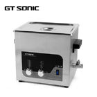 Double Power 200W Manual Ultrasonic Cleaner 9L Manual Heated Soak Tank 40kHz