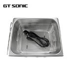 SUS304 Basket  13L Industrial Ultrasonic Cleaner High Power 300W For Fuel Injector