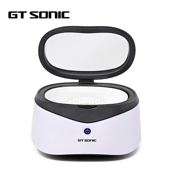 Home Use Compact Ultrasonic Cleaner , Ultrasonic Eyeglass Cleaner ABS Housing