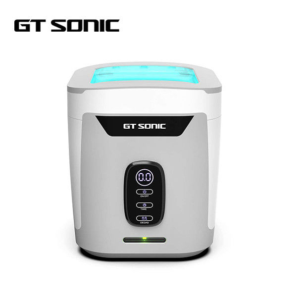Smart Ultrasonic Dental Cleaner , 50W Touchable Small Ultrasonic Cleaner