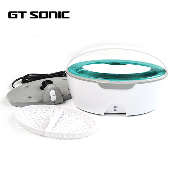Portable Dental Ultrasonic Cleaner 5 Mins Auto Shut Off 35w 40kHz 450ml With UV Light
