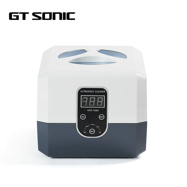 Dental Clinic Heated Ultrasonic Cleaner , 1.3L Ultrasonic Watch Washer 60W 40kHz