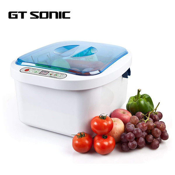 ABS SUS304 Ultrasonic Fruit And Vegetable Washer Sterilizer Ozone Cleaner 12.8L
