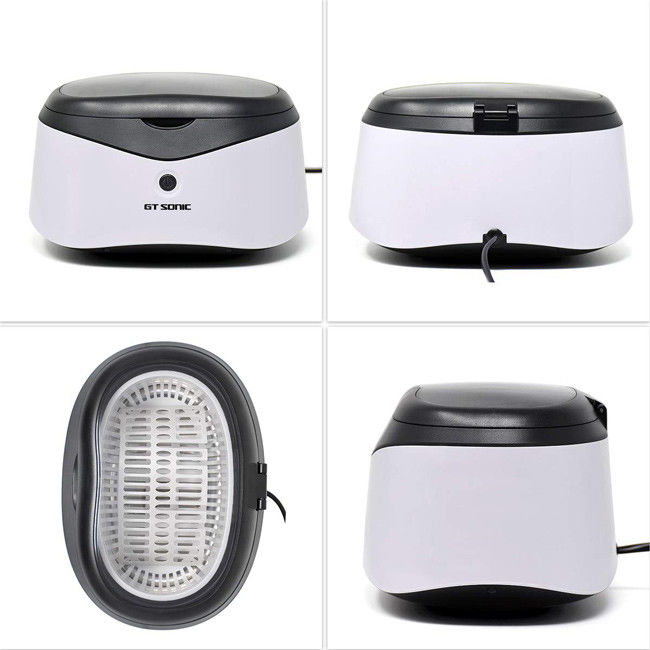 GT SONIC Mini Manual Ultrasonic Jewelry Cleaner 600ml Household 5 Minutes Auto Shutoff