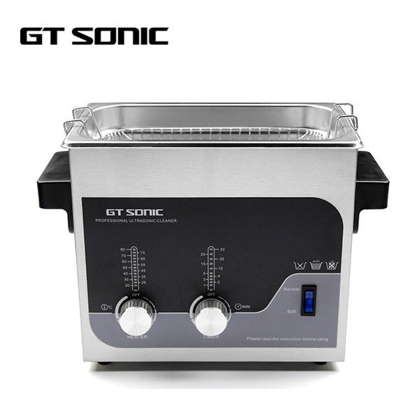 SS304 Tank 3L Ultrasonic Cleaner 100 Watts Ultrasonic Small Parts Cleaner