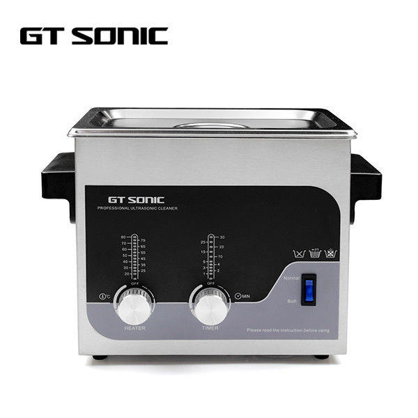 Double Power Heated Ultrasonic Parts Cleaner 3L Volume With 0-30 Mins Timer