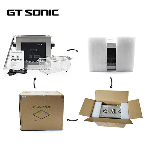 40KHz Ultrasound Ultrasonic GT SONIC Cleaner 6L Degas For Medical Instrument