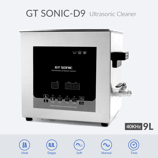 9L Digital Ultrasonic Cleaner Fruit And Vegetable 200w Output Power With Heating Function