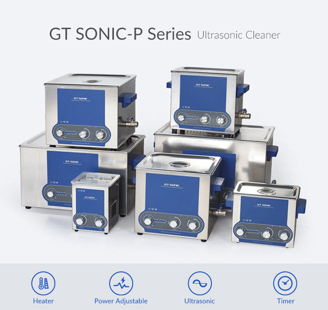 2 Liters Manual Ultrasonic Cleaner P Series 50w Stainless Steel