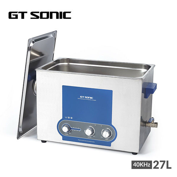 Power Adjustable Lab Ultrasonic Cleaner Vibration Cleaning Machine 27L 40kHz GT SONIC