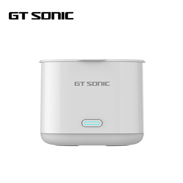 White Mini Ultrasonic Jewelry Cleaner , Home Jewelry Cleaning Machine 10W