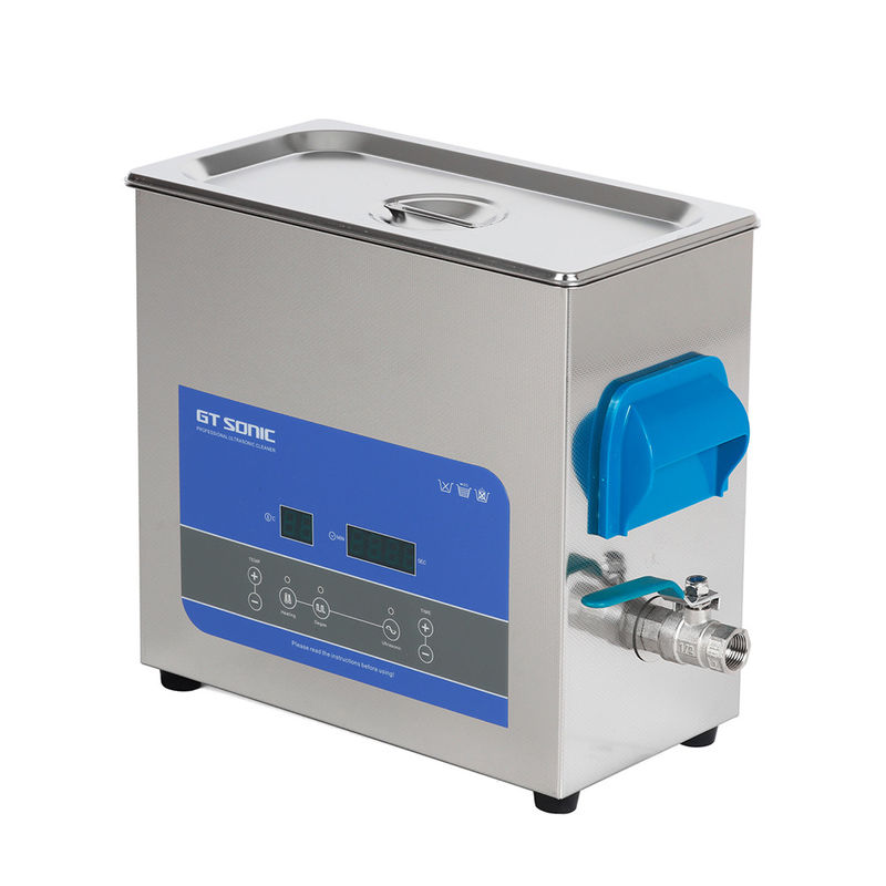 SUS304 Heated Ultrasonic Cleaner 9 Litres Vibration Cleaning Machine